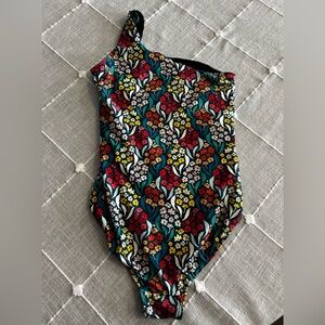 Albion One-Shoulder Swimsuit - Multicolor Floral